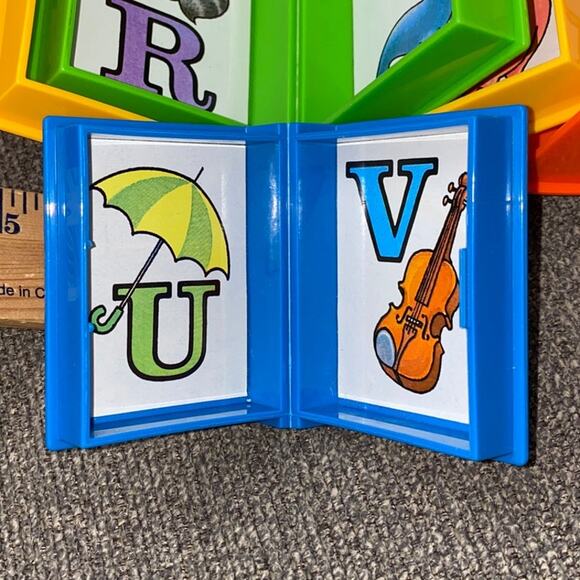 Vintage 1987 Tuppertoys Bookworm ABC Alphabet Nesting Books Kids Toy Complete - Picture 12 of 13